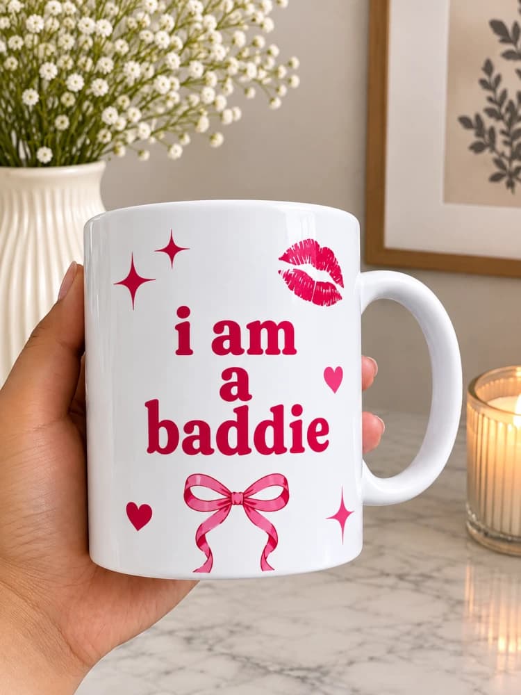 I Am A Baddie sur Mug personnalisé