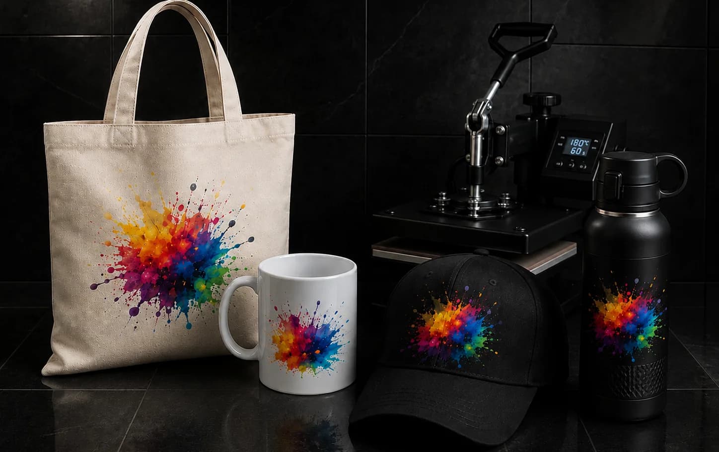 Tote bag, mugs, casquette et gourde personnalisés